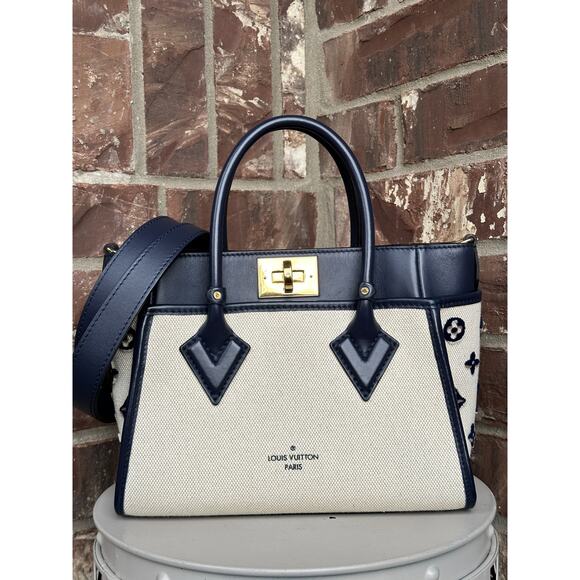 Louis Vuitton Handbags - Louis Vuitton On My Side Tote Monogram Tufted Canvas PM 90326